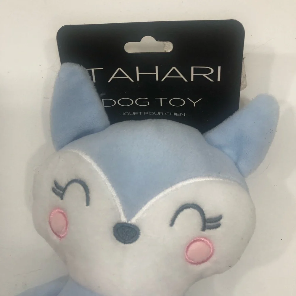 Tahari Blue Fox Plush Toy